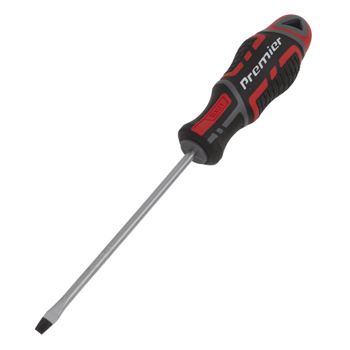Sealey - AK4352 Screwdriver Slotted 4 x 100mm GripMAX® Hand Tools Sealey - Sparks Warehouse