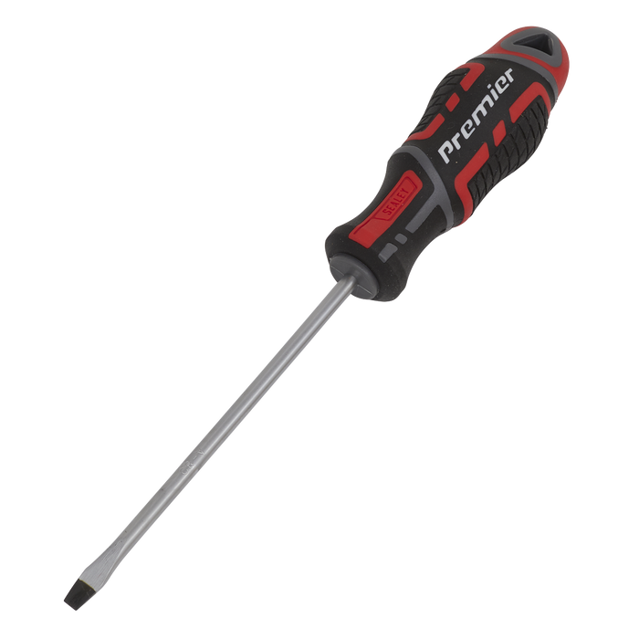 Sealey - AK4352 Screwdriver Slotted 4 x 100mm GripMAX® Hand Tools Sealey - Sparks Warehouse