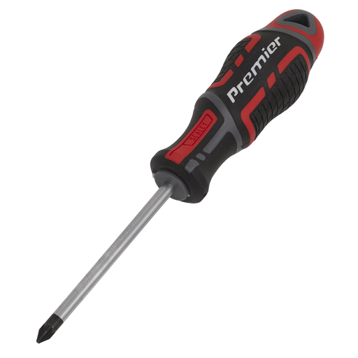 Sealey - AK4365 Screwdriver Pozi #1 x 75mm GripMAX® Hand Tools Sealey - Sparks Warehouse