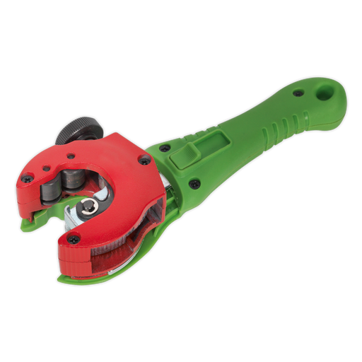 Sealey - AK5065 Ratcheting Pipe Cutter 2-in-1 Ø6-28mm Hand Tools Sealey - Sparks Warehouse