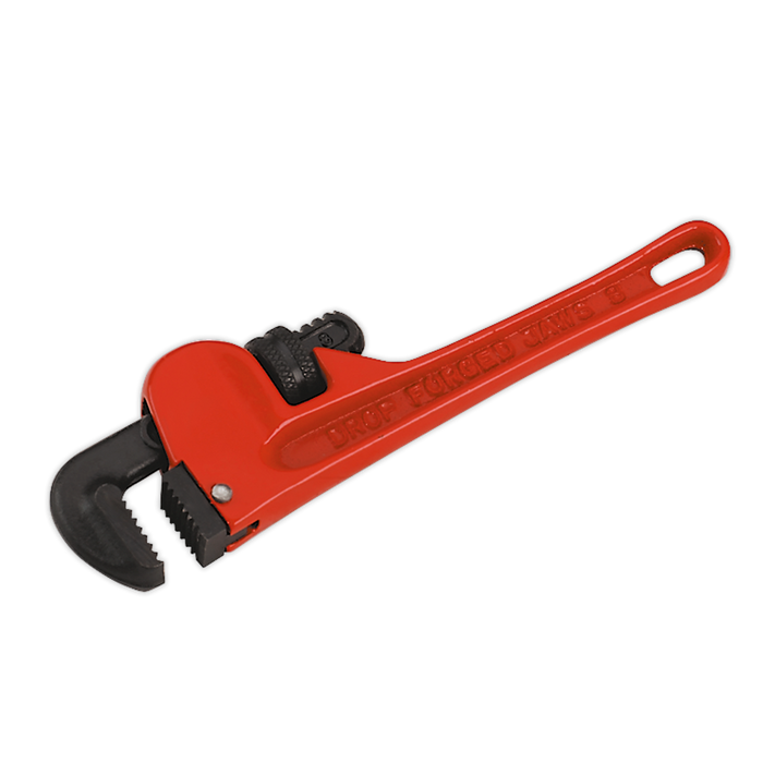 Sealey - AK5101 Pipe Wrench European Pattern 200mm Cast Steel Hand Tools Sealey - Sparks Warehouse