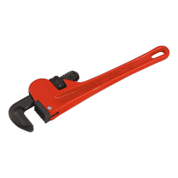 Sealey - AK5102 Pipe Wrench European Pattern 250mm Cast Steel Hand Tools Sealey - Sparks Warehouse