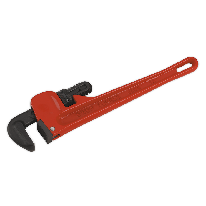 Sealey - AK5104 Pipe Wrench European Pattern 350mm Cast Steel Hand Tools Sealey - Sparks Warehouse