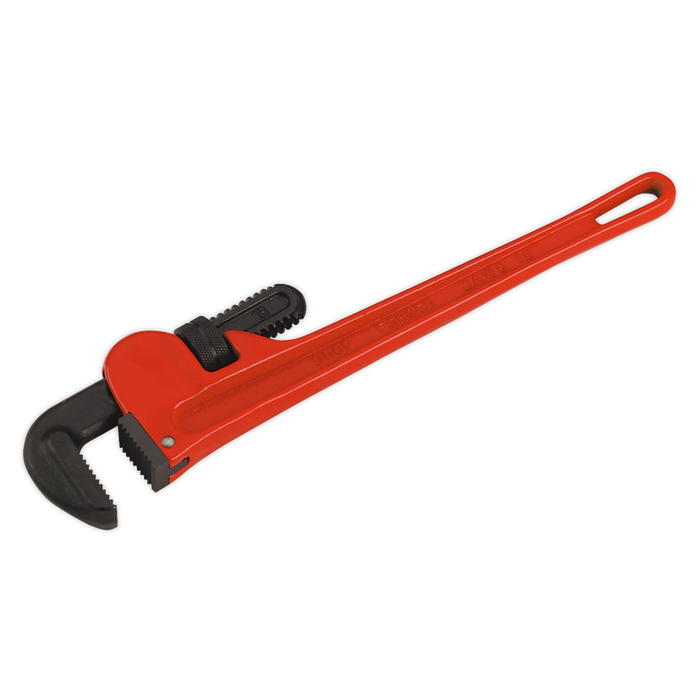 Sealey - AK5105 Pipe Wrench European Pattern 450mm Cast Steel Hand Tools Sealey - Sparks Warehouse