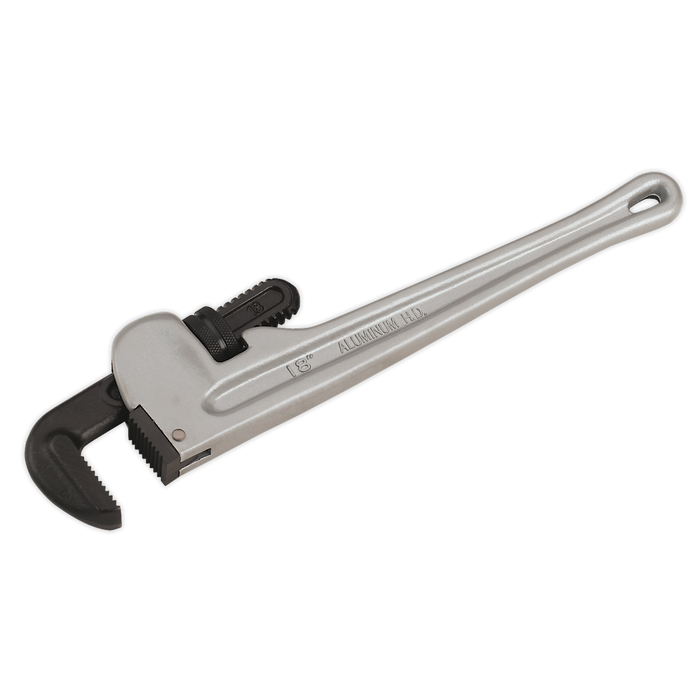 Sealey - AK5109 Pipe Wrench European Pattern 450mm Aluminium Alloy Hand Tools Sealey - Sparks Warehouse