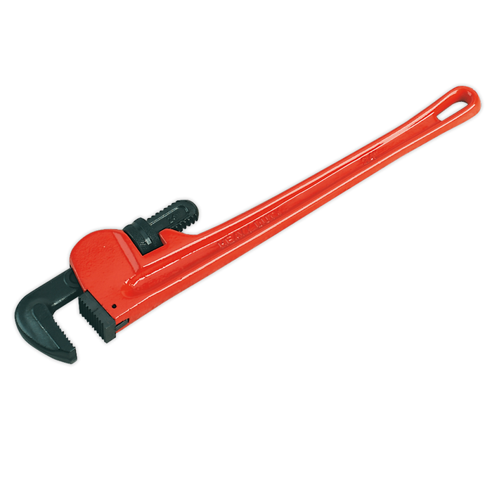 Sealey - AK5112 Pipe Wrench European Pattern 610mm Cast Steel Hand Tools Sealey - Sparks Warehouse