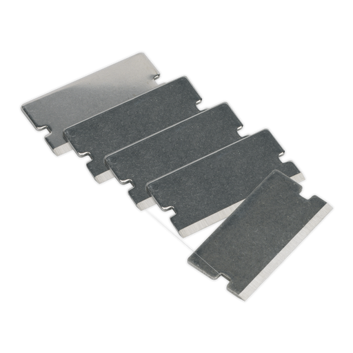 Sealey - AK52507/2 Thick Razor Blade for AK52507, AK52504, VS500 Pack of 5 Consumables Sealey - Sparks Warehouse