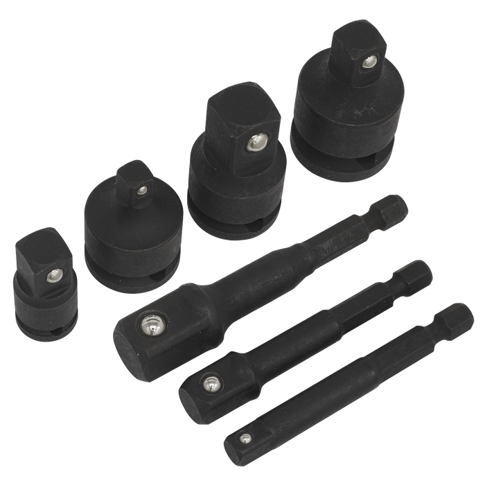 Sealey - AK5522 Impact Socket Adaptor Set 7pc Hand Tools Sealey - Sparks Warehouse