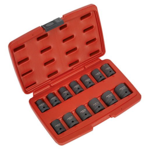 Sealey - AK5613TD Impact Socket Set 13pc 1/2"Sq Drive Total Drive® Hand Tools Sealey - Sparks Warehouse