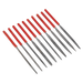 Sealey - AK576 Needle File Set 10pc Machine Shop Sealey - Sparks Warehouse