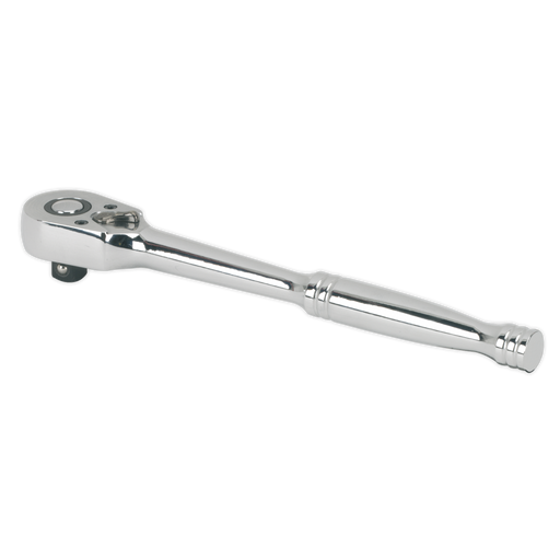 Sealey - AK660 Ratchet Wrench 1/4"Sq Drive Pear-Head Flip Reverse Hand Tools Sealey - Sparks Warehouse