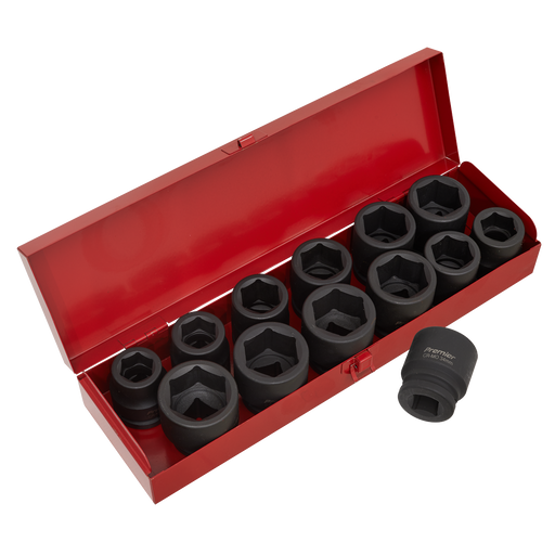 Sealey - AK686 Impact Socket Set 13pc 3/4"Sq Drive Metric/Imperial Hand Tools Sealey - Sparks Warehouse