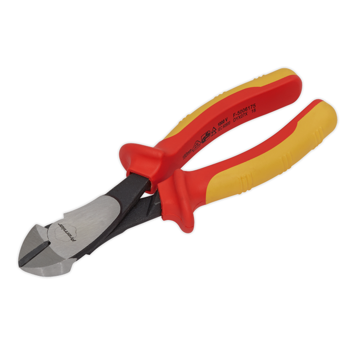 Sealey - AK83459 Side Cutters Heavy-Duty 180mm VDE Approved Hand Tools Sealey - Sparks Warehouse