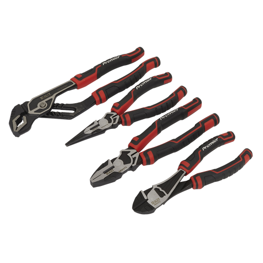 Sealey - Pliers Set High Leverage 4pc Hand Tools Sealey - Sparks Warehouse