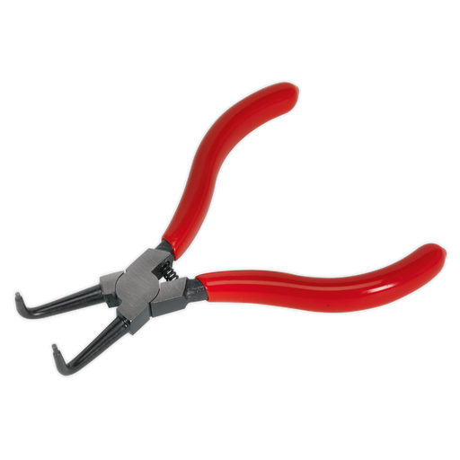 Sealey - AK84533 Circlip Pliers Internal Bent Nose 140mm Hand Tools Sealey - Sparks Warehouse
