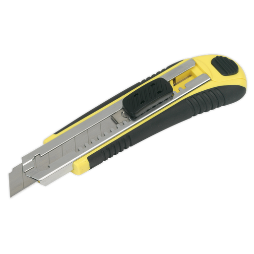 Sealey - AK8610R Snap-Off Knife Auto-Load Retractable Heavy-Duty Hand Tools Sealey - Sparks Warehouse
