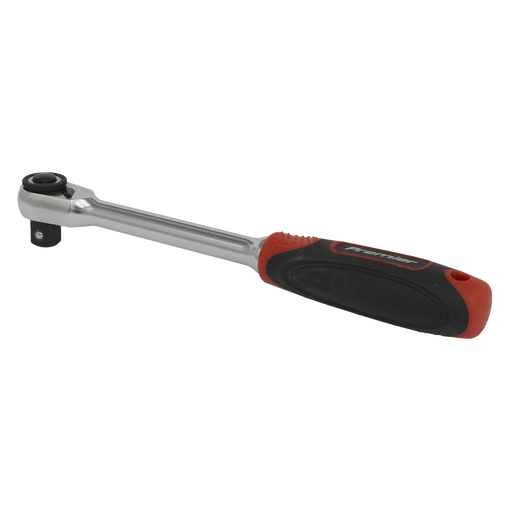 Sealey - AK8988 3/8Sq Drive Compact Head Ratchet Wrench - Platinum Series Hand Tools Sealey - Sparks Warehouse