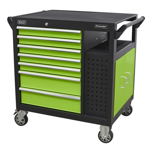 Sealey - AP36MWS Mobile Workstation 7 Drawer & Cupboard 920mm Storage & Workstations Sealey - Sparks Warehouse