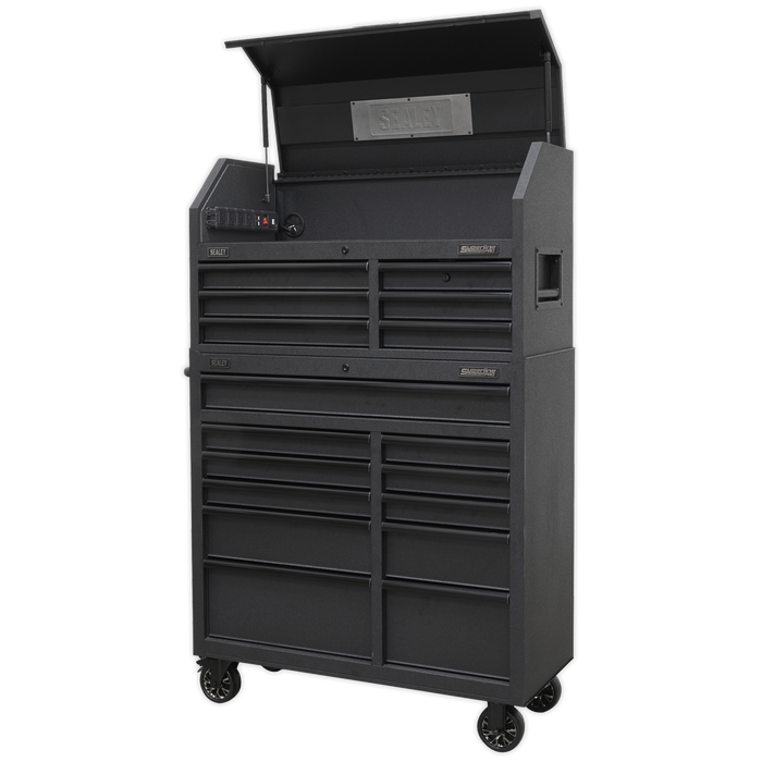 Sealey - Tool Chest 17 Drawer Combination Soft Close Drawers with Power Bar Storage & Workstations Sealey - Sparks Warehouse