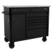 Sealey - AP4206BE Mobile Tool Cabinet 1120mm with Power Tool Charging Drawer Storage & Workstations Sealey - Sparks Warehouse