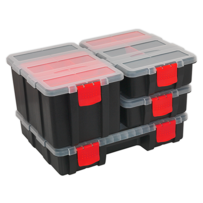 Sealey - APAS4 Parts Storage Combination Set 4pc Storage & Workstations Sealey - Sparks Warehouse