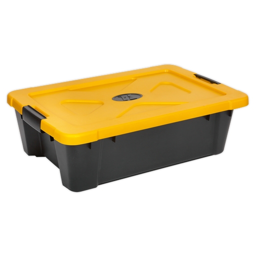 Sealey - APB27 Composite Stackable Storage Box with Lid 27ltr Storage & Workstations Sealey - Sparks Warehouse