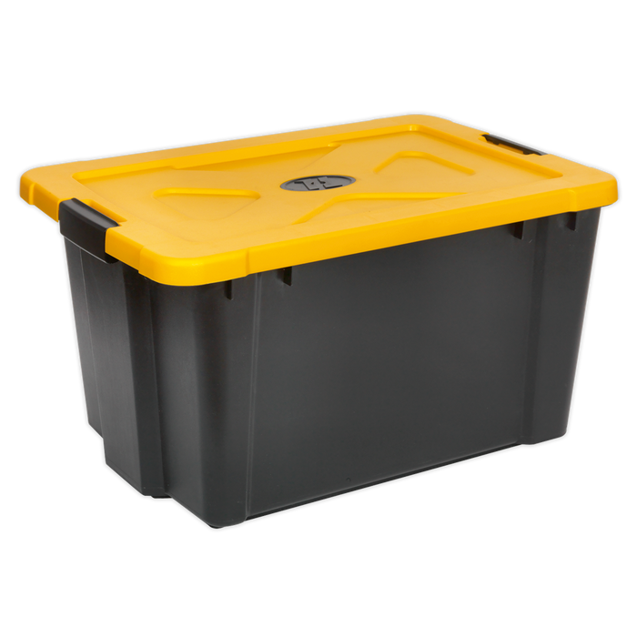 Sealey - APB54 Composite Stackable Storage Box with Lid 54ltr Storage & Workstations Sealey - Sparks Warehouse