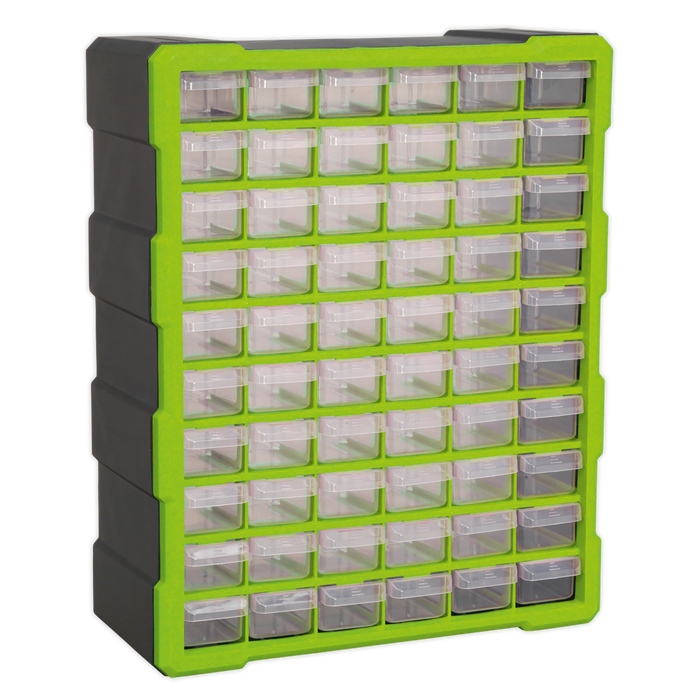 Sealey - APDC60HV Cabinet Box 60 Drawer - Hi-Vis Green/Black Storage & Workstations Sealey - Sparks Warehouse