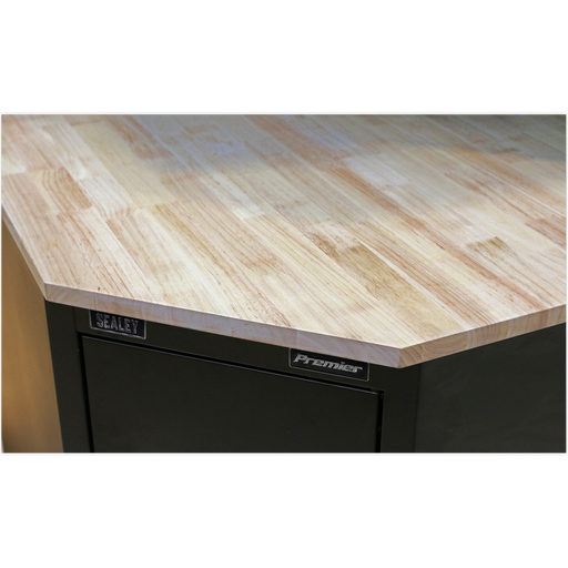 Sealey - APMS18 Oak Corner Worktop 930mm Storage & Workstations Sealey - Sparks Warehouse