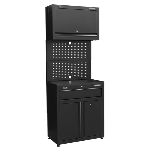 Sealey - APMS2HFPD Modular Base & Wall Cabinet with Drawer Storage & Workstations Sealey - Sparks Warehouse