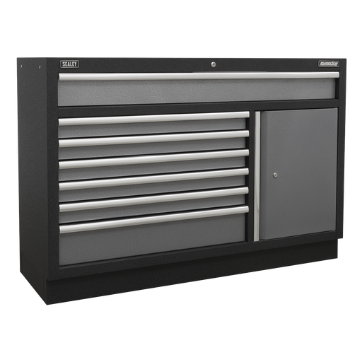 Sealey - APMS64 1360mm 7 Drawer Modular Floor Cabinet Storage & Workstations Sealey - Sparks Warehouse