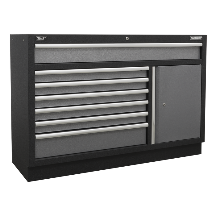 Sealey - APMS64 1360mm 7 Drawer Modular Floor Cabinet Storage & Workstations Sealey - Sparks Warehouse