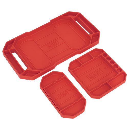 Sealey - Flexible Tool Trays Non-Slip - Pack of 3 Hand Tools Sealey - Sparks Warehouse