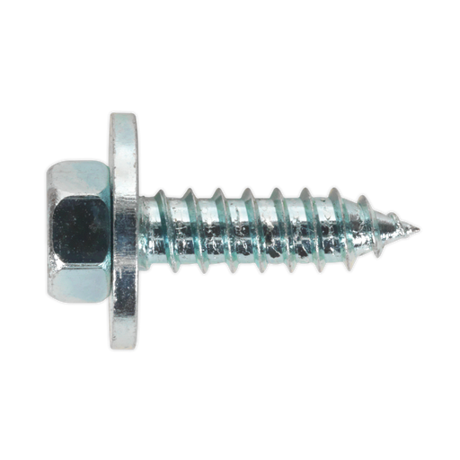 Sealey - ASW12 Acme Screw with Captive Washer #12 x 3/4" Zinc BS 7976/6903/B Pack of 100 Consumables Sealey - Sparks Warehouse