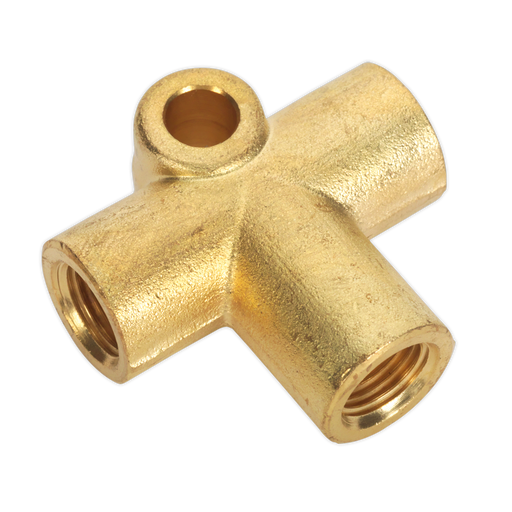 Sealey - BC101003WAY Brake Tube Connector M10 x 1mm 3-Way Consumables Sealey - Sparks Warehouse