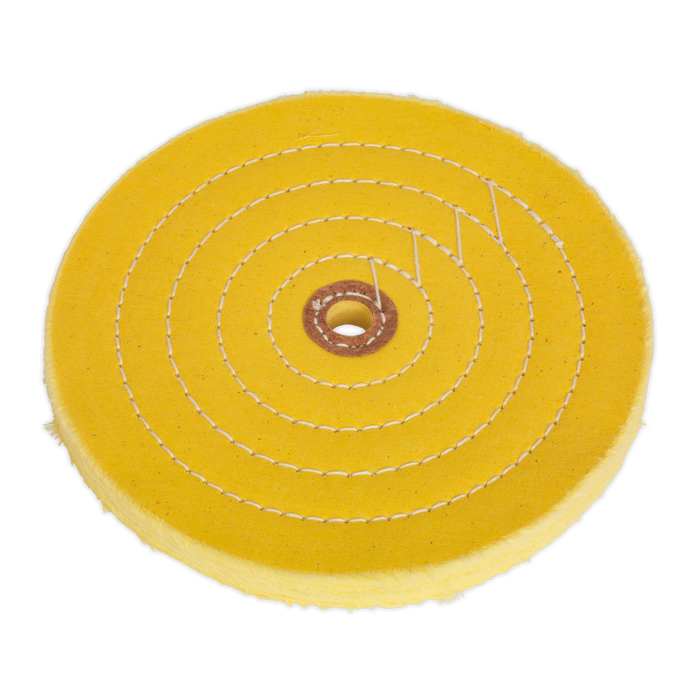 Sealey - BG200BWC Buffing Wheel Ø200 x 16mm 16mm Bore Coarse Consumables Sealey - Sparks Warehouse