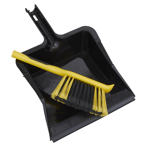 Sealey - BM04HX Bulldozer Yard Dustpan & Brush Set Janitorial, Material Handling & Leisure Sealey - Sparks Warehouse