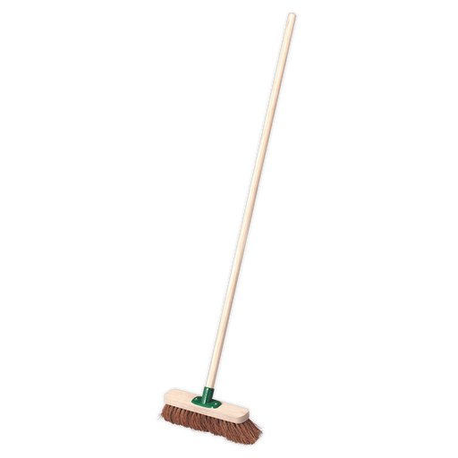 Sealey - BM12S Broom 12"(300mm) Soft Bristle Janitorial / Garden & Leisure Sealey - Sparks Warehouse