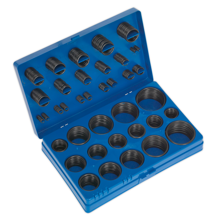 Sealey - BOR407 Rubber O-Ring Assortment 407pc - Imperial Consumables Sealey - Sparks Warehouse