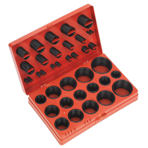 Sealey - BOR419 Rubber O-Ring Assortment 419pc - Metric Consumables Sealey - Sparks Warehouse