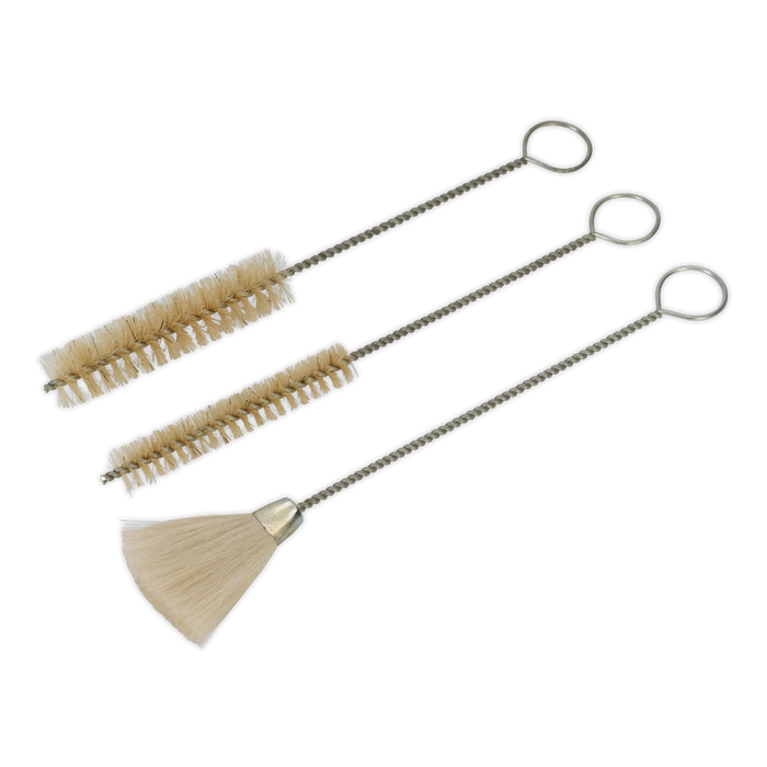 Sealey - BSGC/3 Spray Gun Cleaning Brush Set 3pc Bodyshop Sealey - Sparks Warehouse