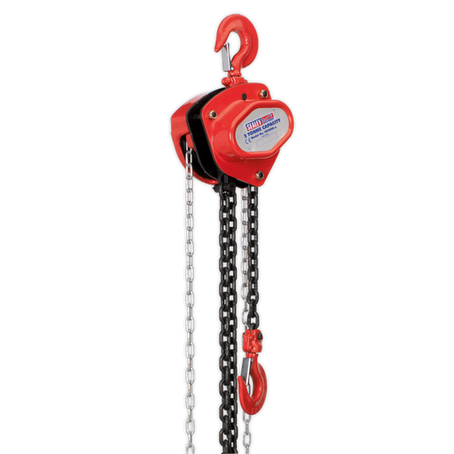 Sealey - CB2000 Chain Block 2tonne 3m Jacking & Lifting Sealey - Sparks Warehouse