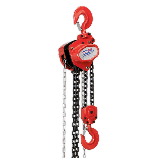 Sealey - CB3000 Chain Block 3tonne 3m Jacking & Lifting Sealey - Sparks Warehouse