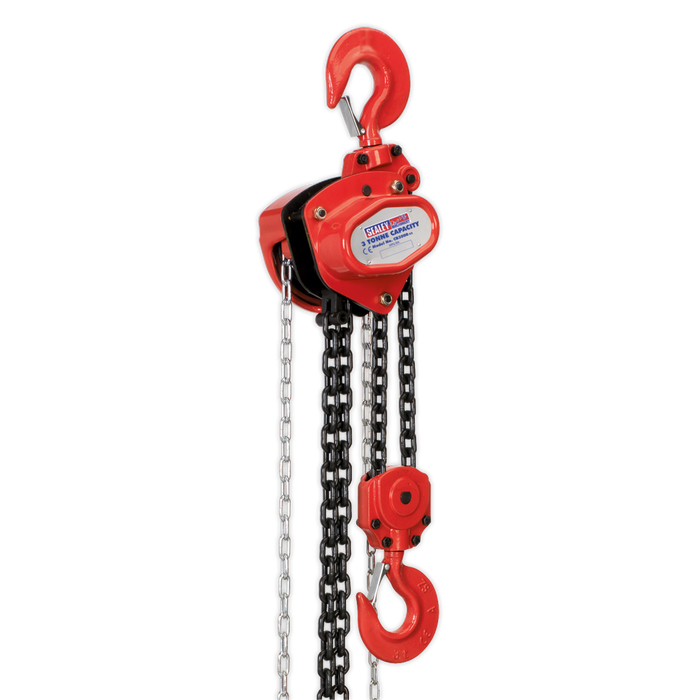 Sealey - CB3000 Chain Block 3tonne 3m Jacking & Lifting Sealey - Sparks Warehouse