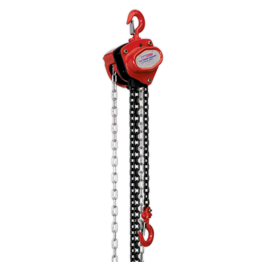 Sealey - CB500 Chain Block 0.5tonne 2.5m Jacking & Lifting Sealey - Sparks Warehouse