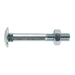 Sealey - CBN1075 Coach Bolt & Nut M10 x 75mm Zinc DIN 603 Pack of 50 Consumables Sealey - Sparks Warehouse