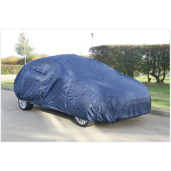 Sealey - CCEM Car Cover Lightweight Medium 4060 x 1650 x 1220mm Janitorial / Garden & Leisure Sealey - Sparks Warehouse