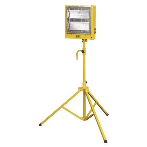 Sealey - CH28110VS Ceramic Heater with Telescopic Tripod Stand 1.4/2.8kW 110V Heating & Cooling Sealey - Sparks Warehouse