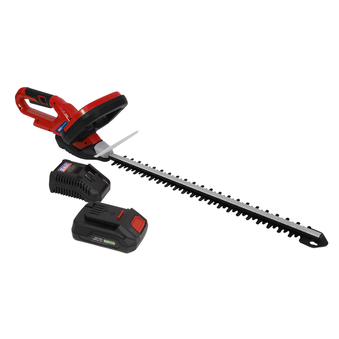 Sealey - CHT20VCOMBO2 Hedge Trimmer Cordless 20V with 2Ah Battery & Charger Janitorial, Material Handling & Leisure Sealey - Sparks Warehouse