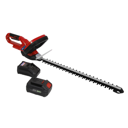 Sealey - CHT20VCOMBO4 Hedge Trimmer Cordless 20V with 4Ah Battery & Charger Janitorial, Material Handling & Leisure Sealey - Sparks Warehouse